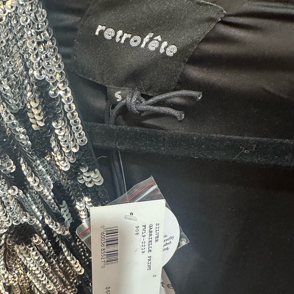 Retrofete nwt s sequin wrap dress - Picture 3 of 4